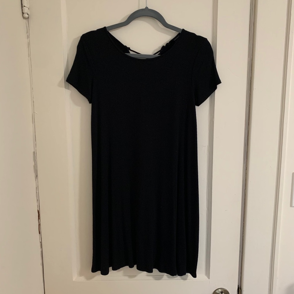 Black Criss Crop Dress